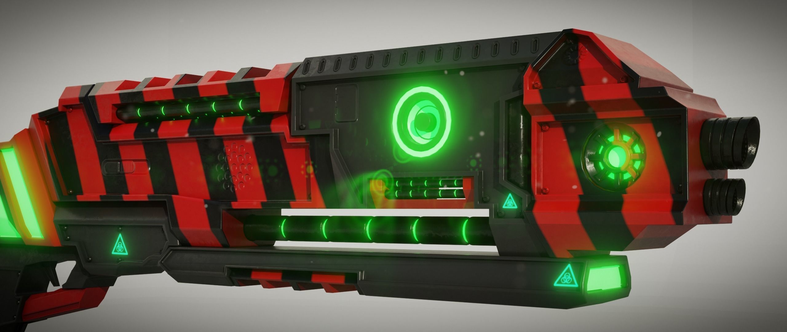 Sci fi Shotgun 3D model_23