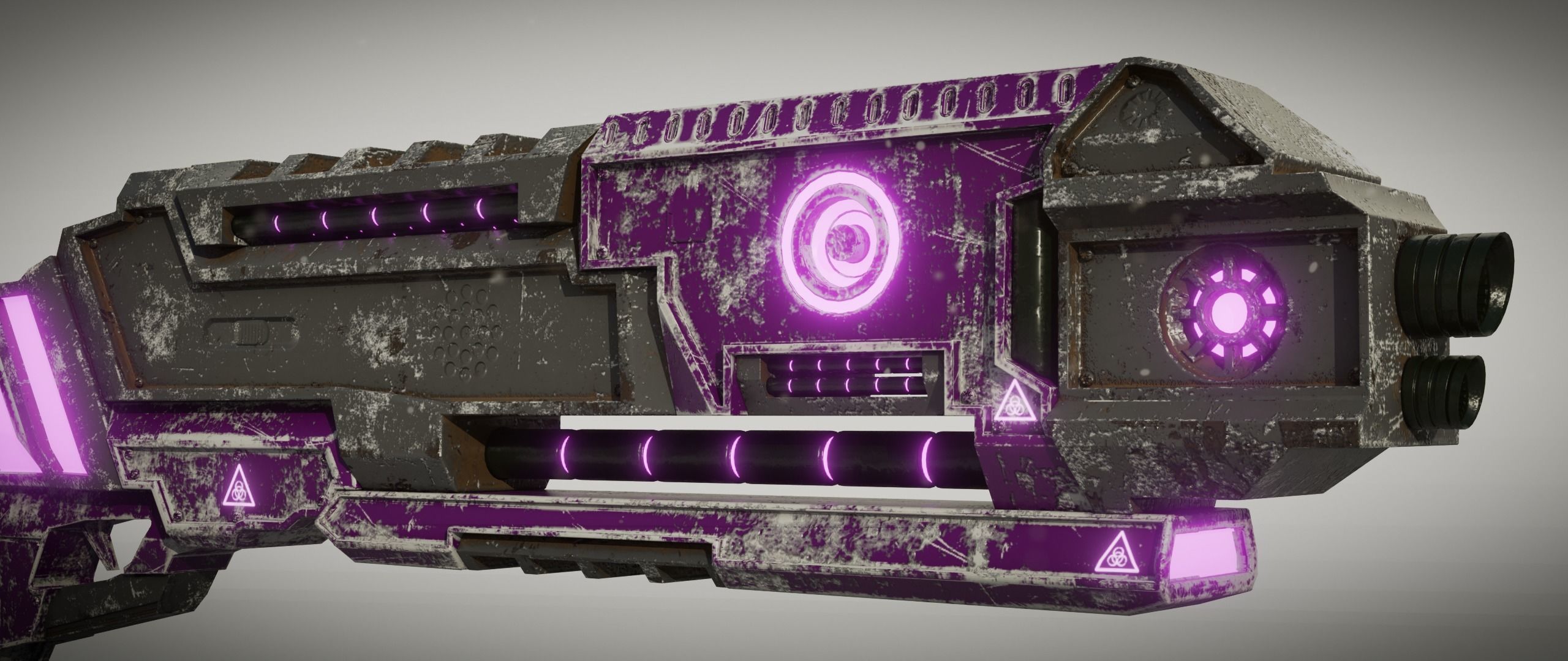 Sci fi Shotgun 3D model_20