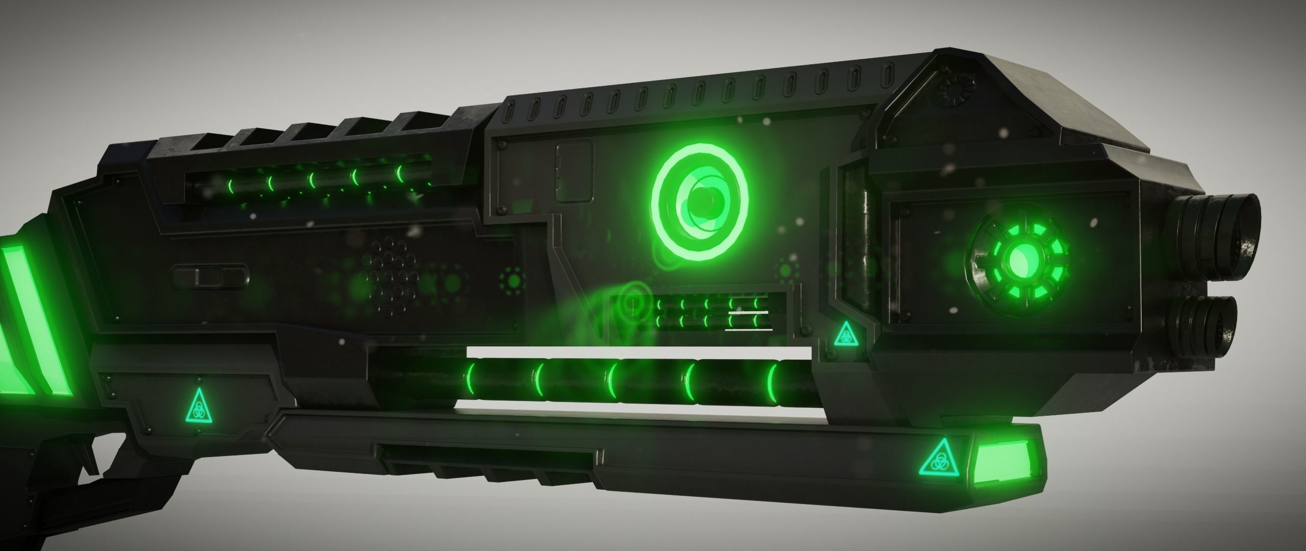 Sci fi Shotgun 3D model_18