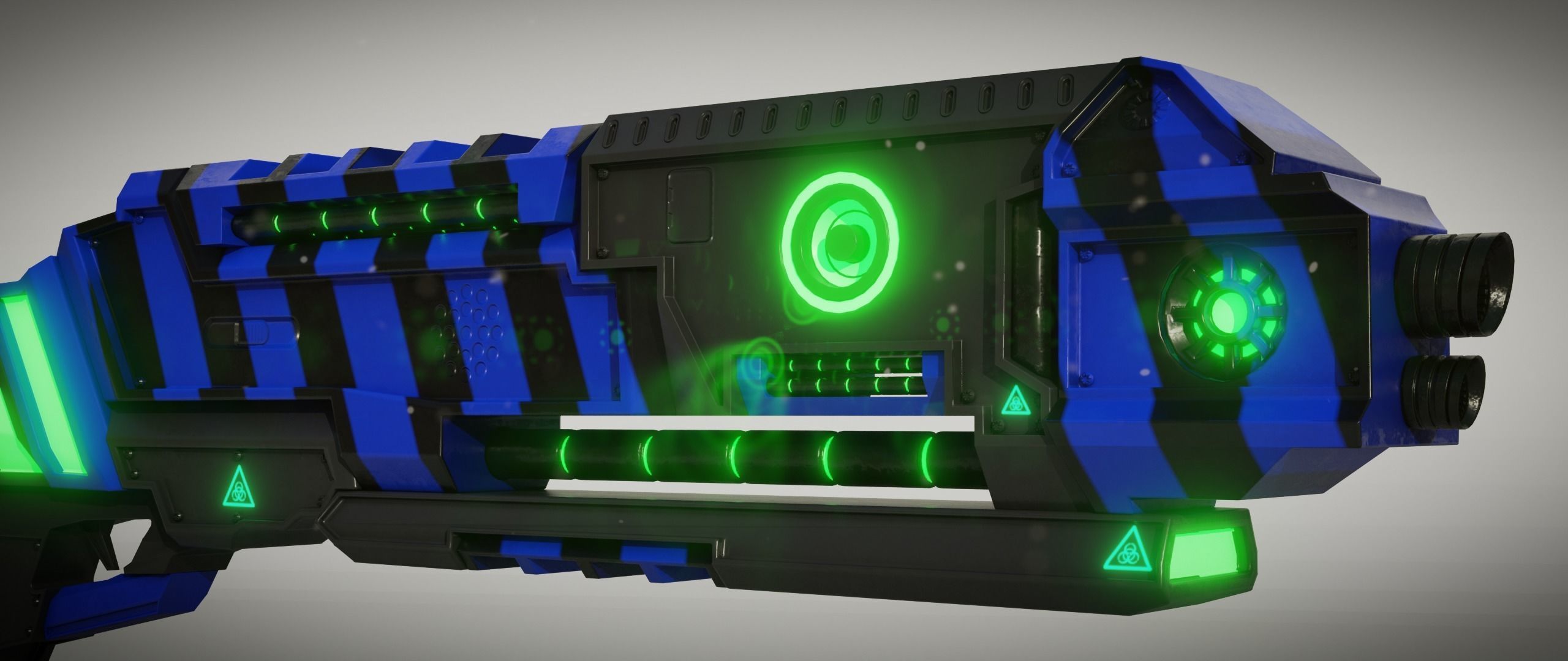 Sci fi Shotgun 3D model_19