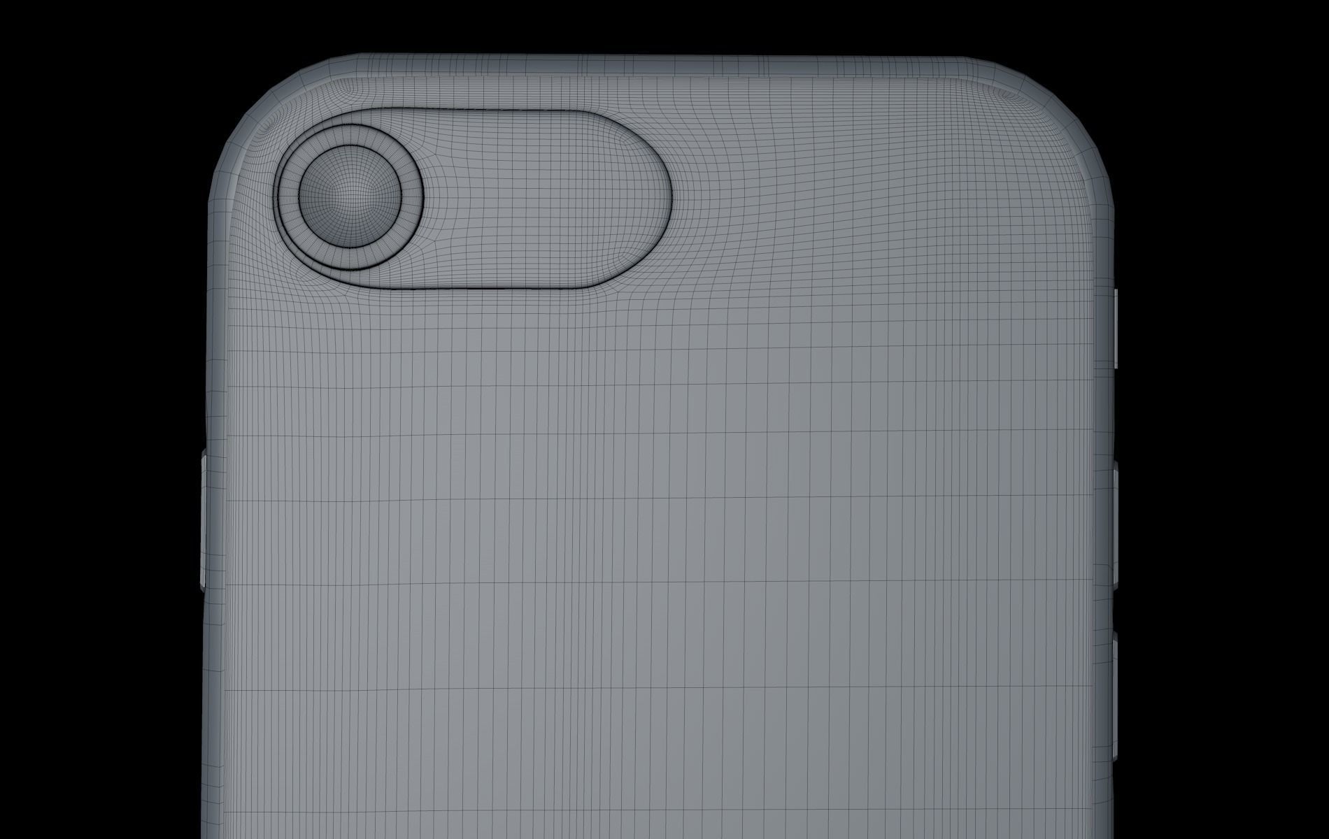 iPhone 9  Low-poly 3D model_6