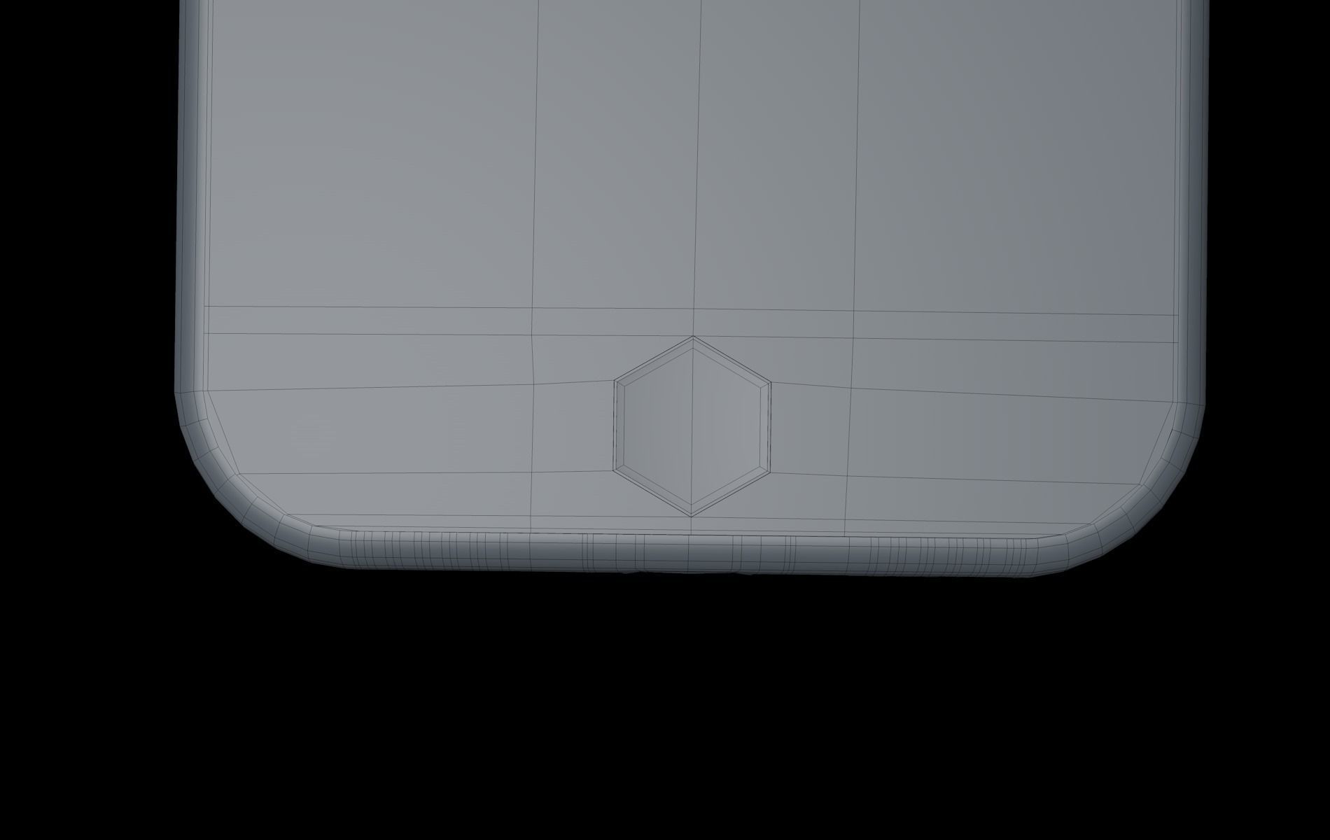 iPhone 9  Low-poly 3D model_9