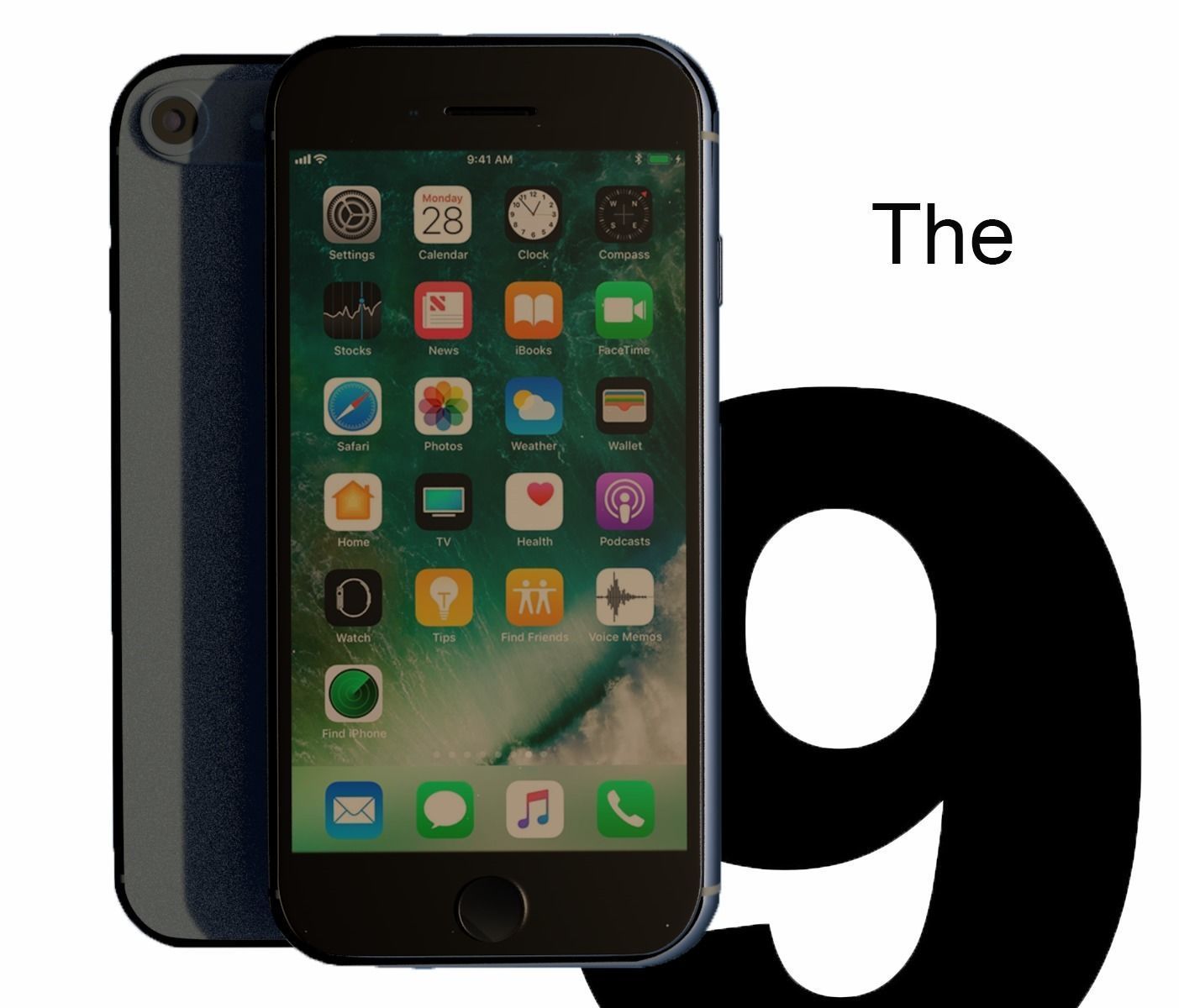 iPhone 9  Low-poly 3D model_0