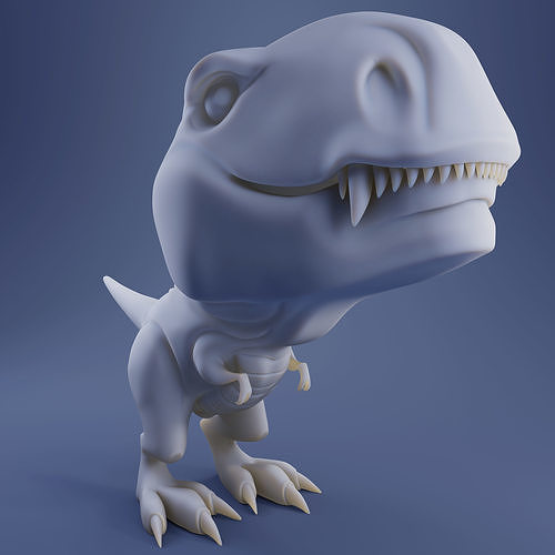 Rexi 3D Print Model t-rex 3D print model