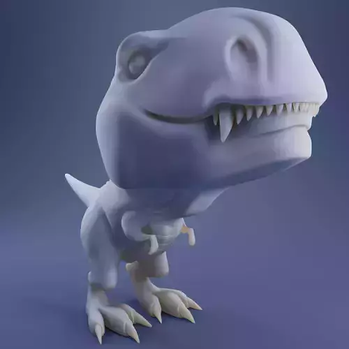 Rexi 3D Print Model t-rex 3D print model