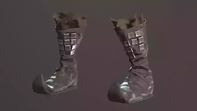 Medieval Leather  Boots