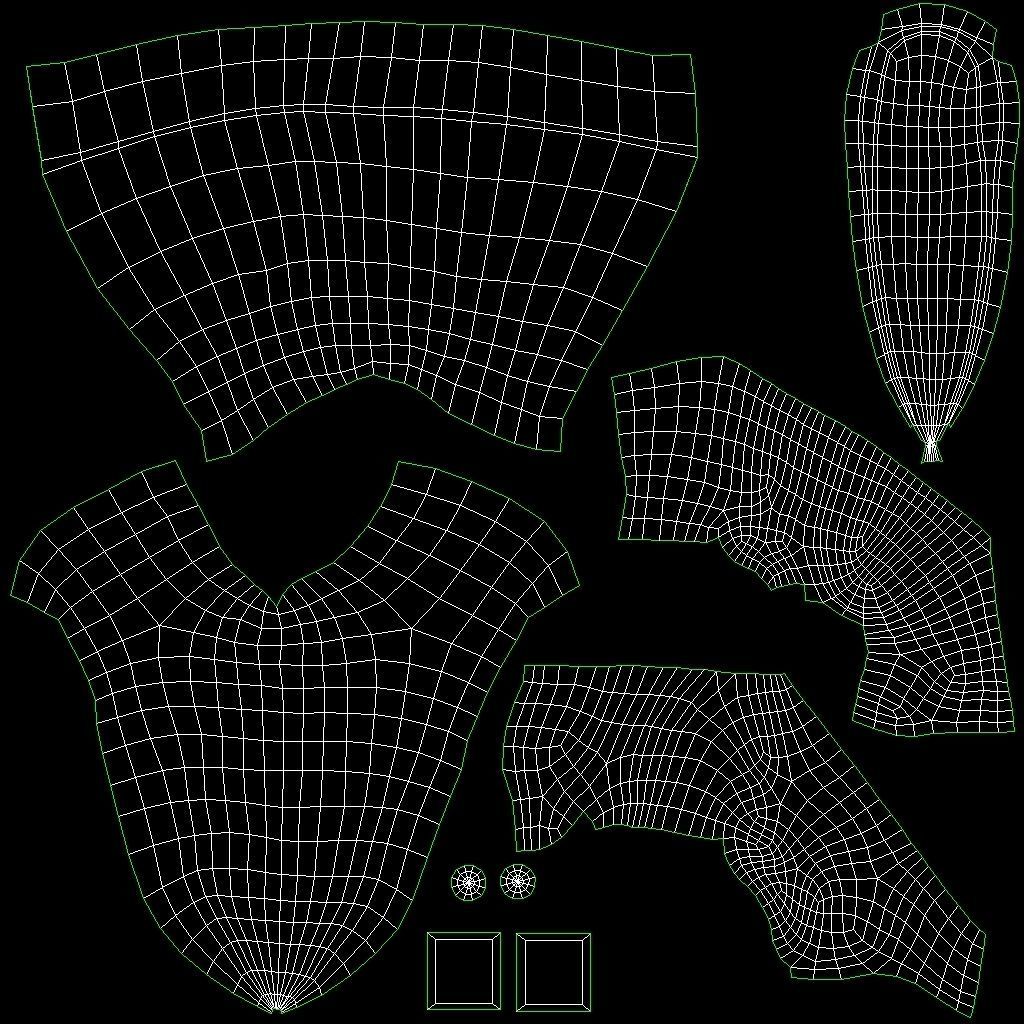 Medieval Leather  Boots Low-poly 3D model_12