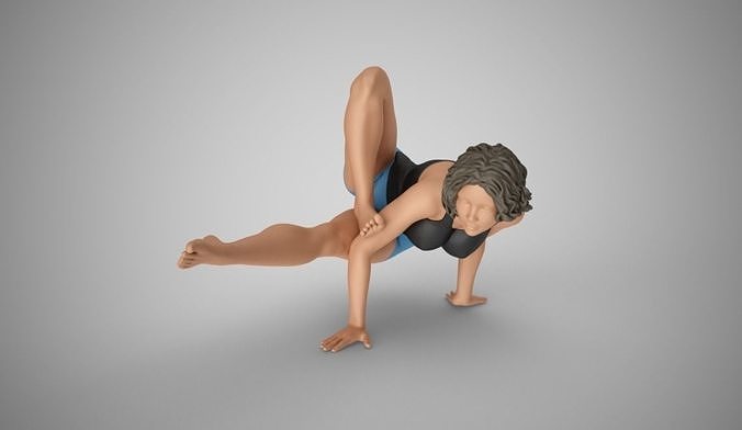 Strong and Balanced Woman 3D print model