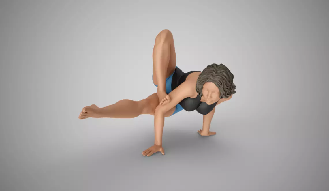 Strong and Balanced Woman 3D print model