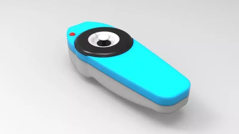 Laser Pointer and PowerPoint controller 3D model