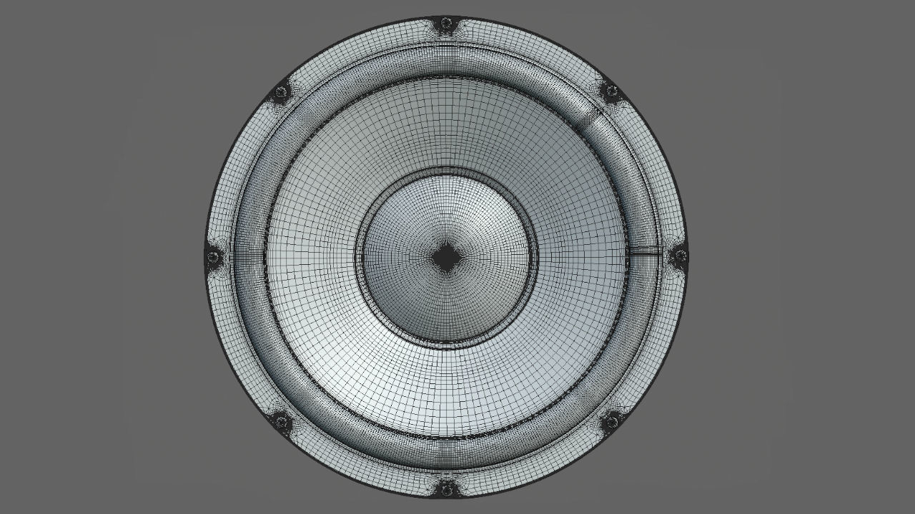 Subwoofer speaker 3D model_6