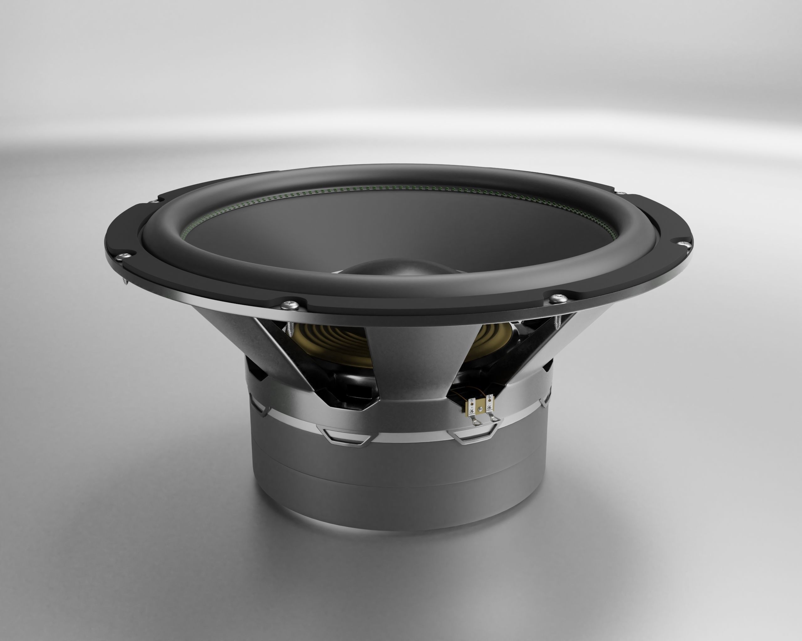 Subwoofer speaker 3D model rigged CGTrader