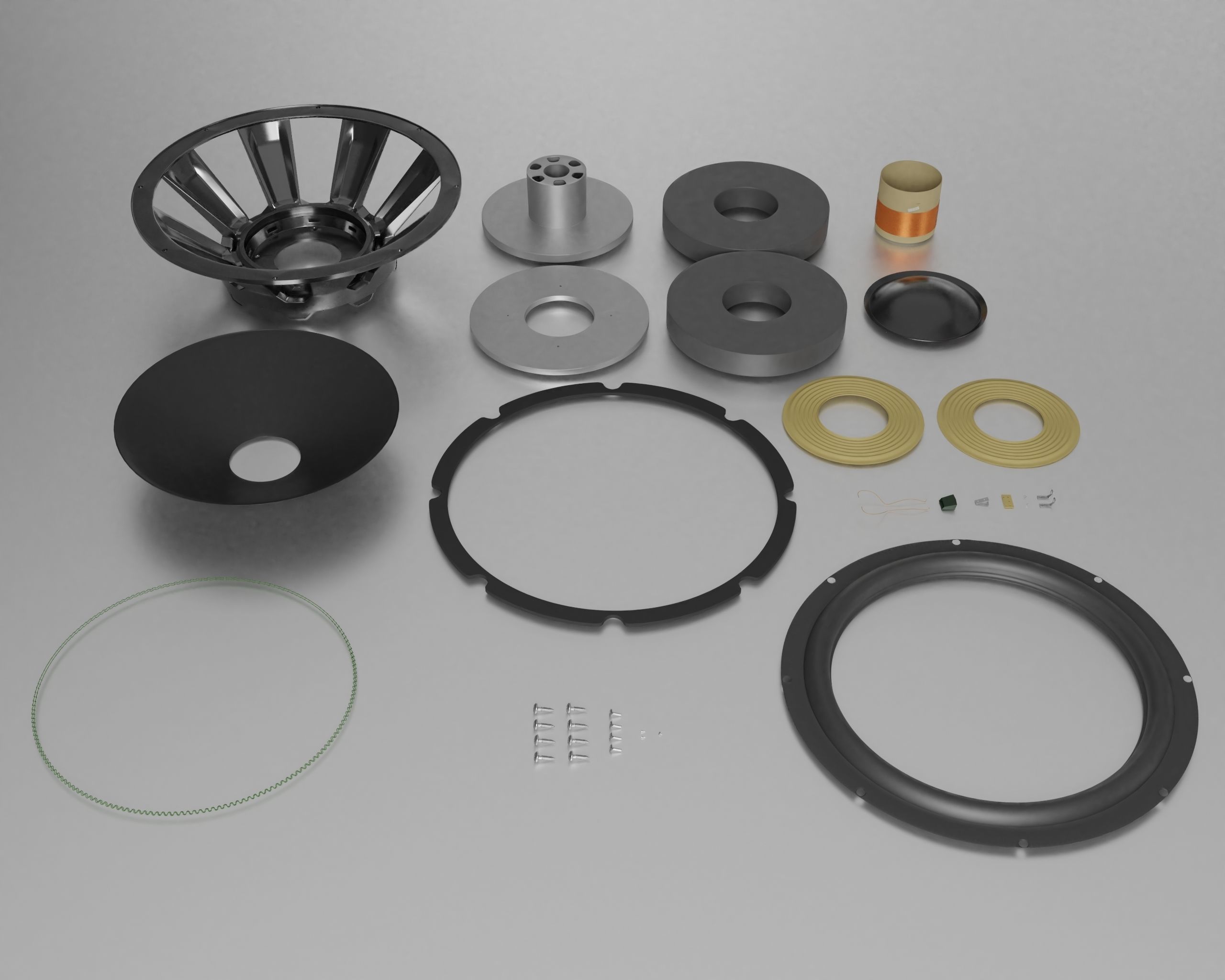 Subwoofer speaker 3D model_1