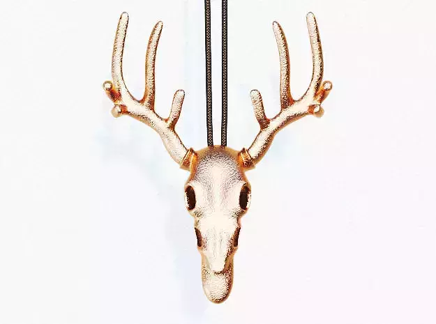 Deer Skull Bottle Opener Pendant