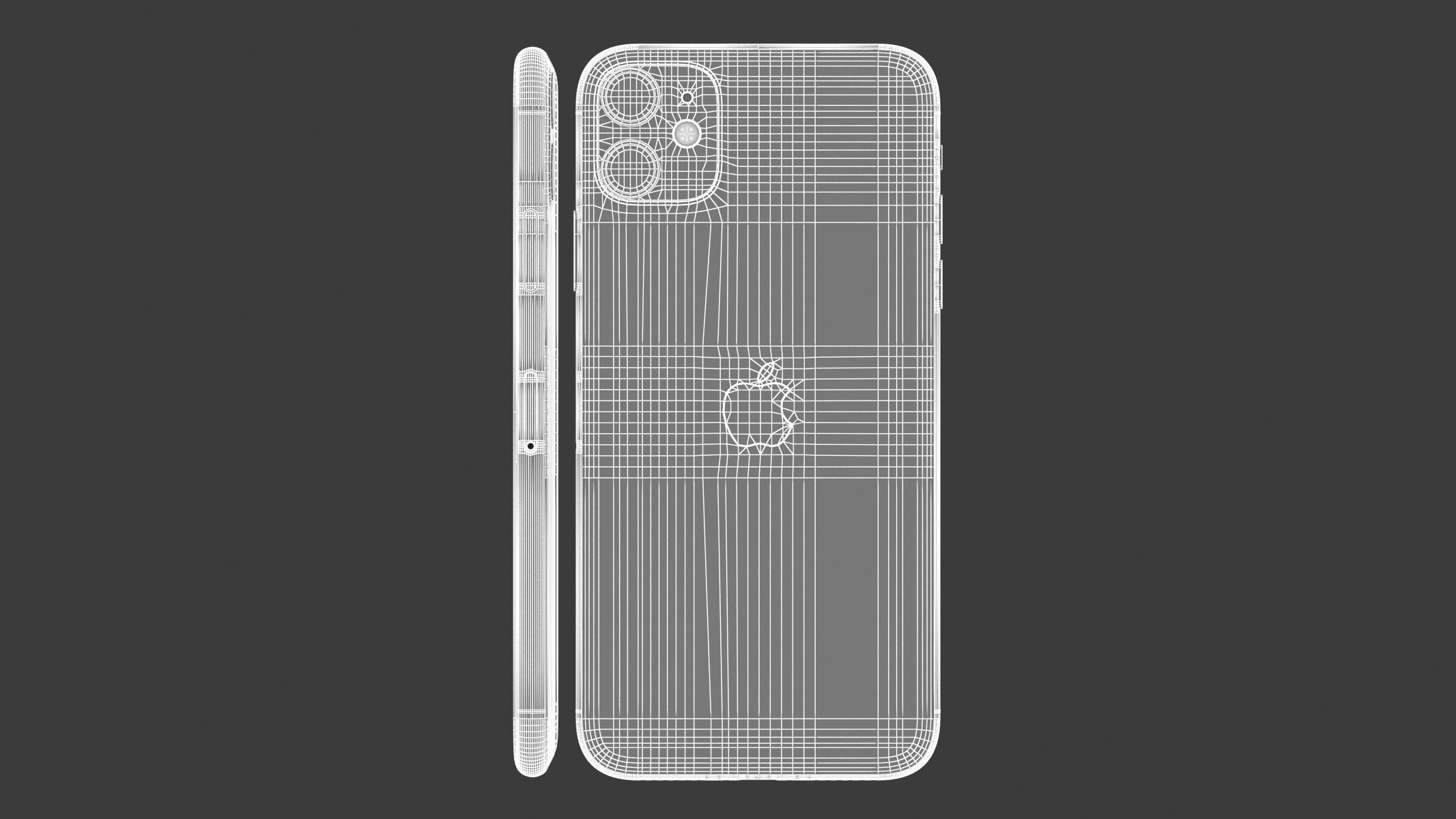 iPhone 11 iPhone 11 Pro iPhone 11 Pro Max Set 3D model_26