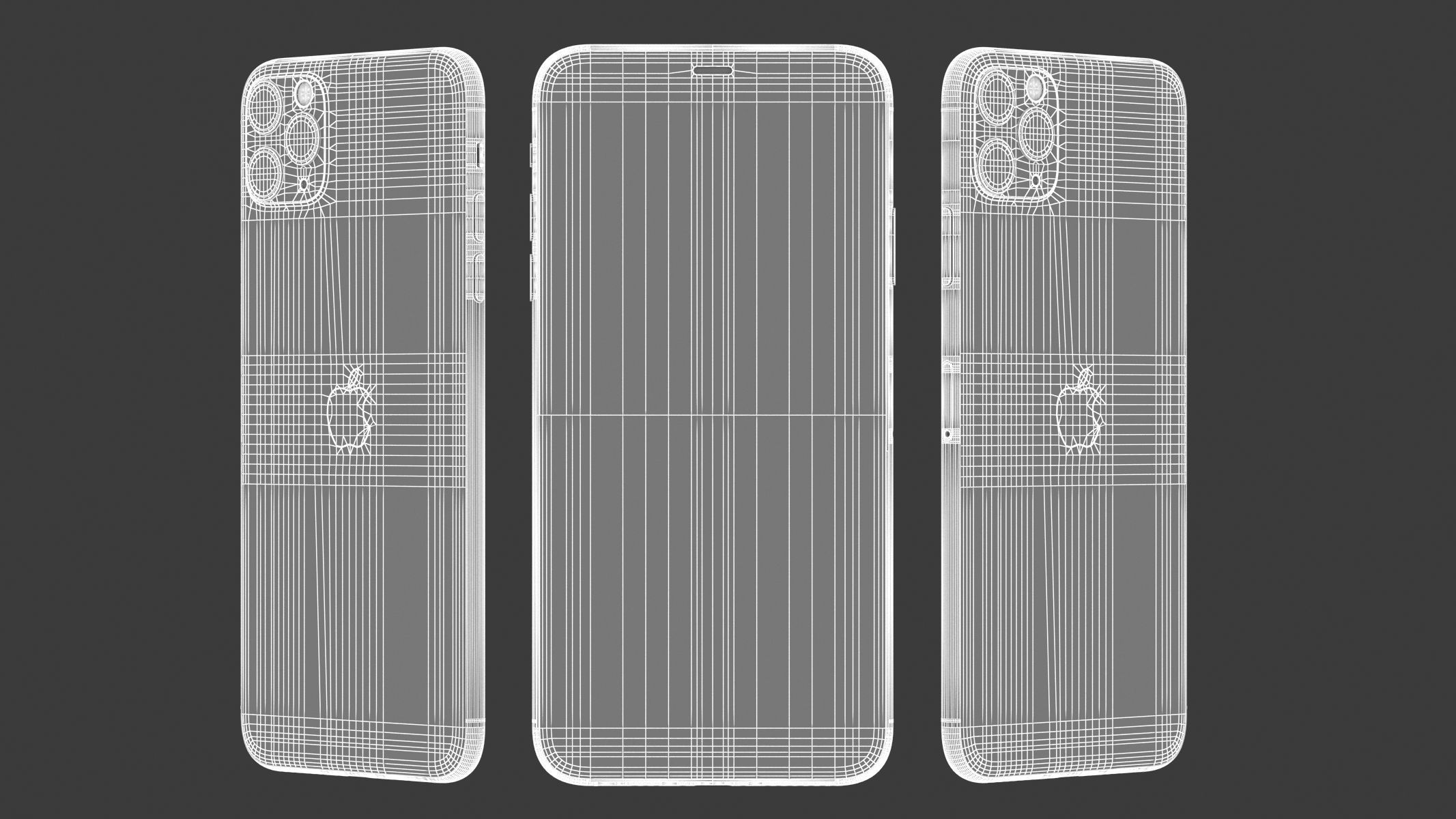 iPhone 11 iPhone 11 Pro iPhone 11 Pro Max Set 3D model_109