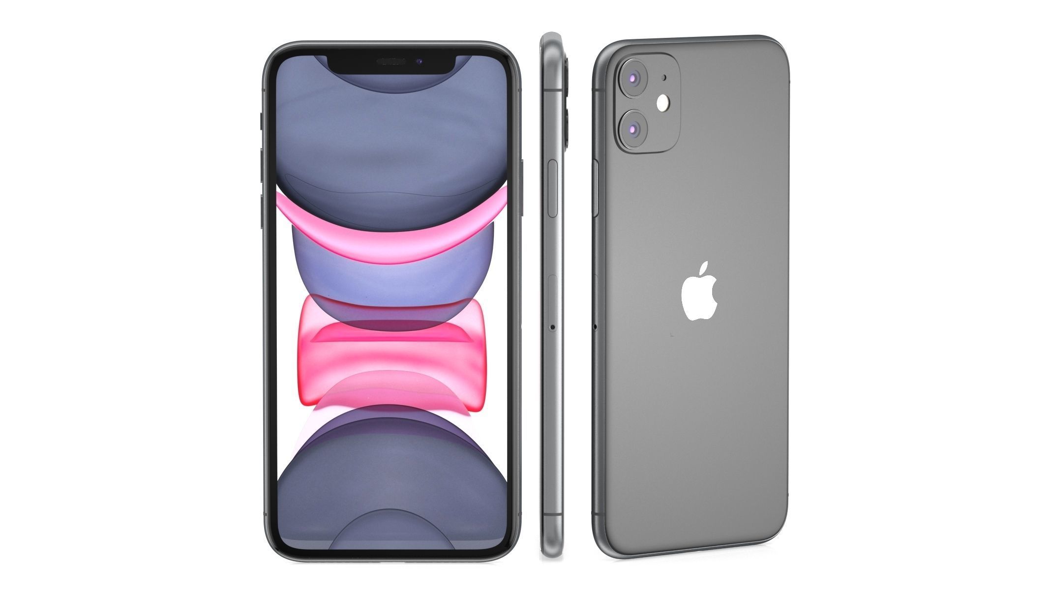 iPhone 11 iPhone 11 Pro iPhone 11 Pro Max Set 3D model_8