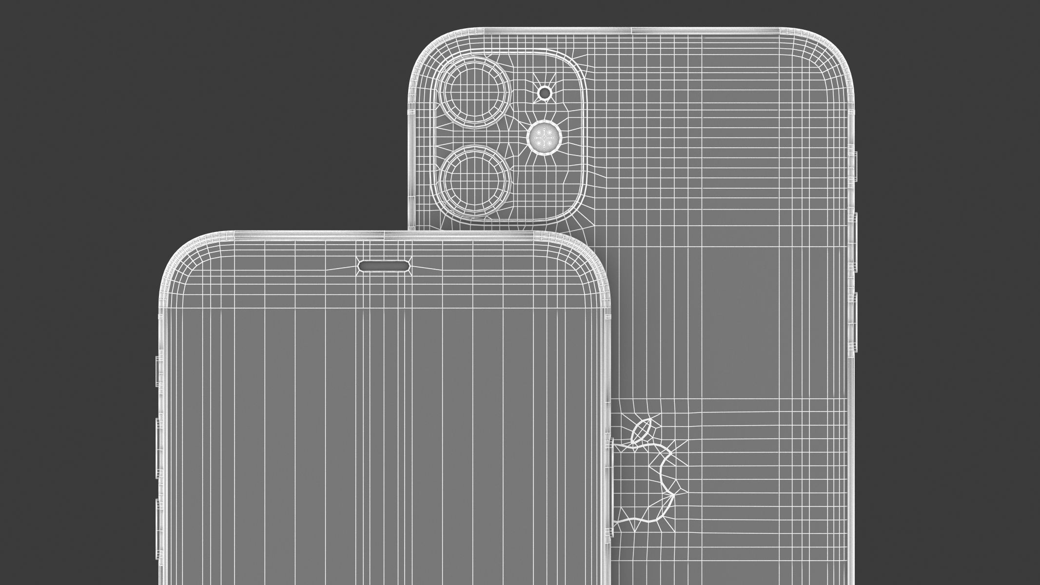 iPhone 11 iPhone 11 Pro iPhone 11 Pro Max Set 3D model_36