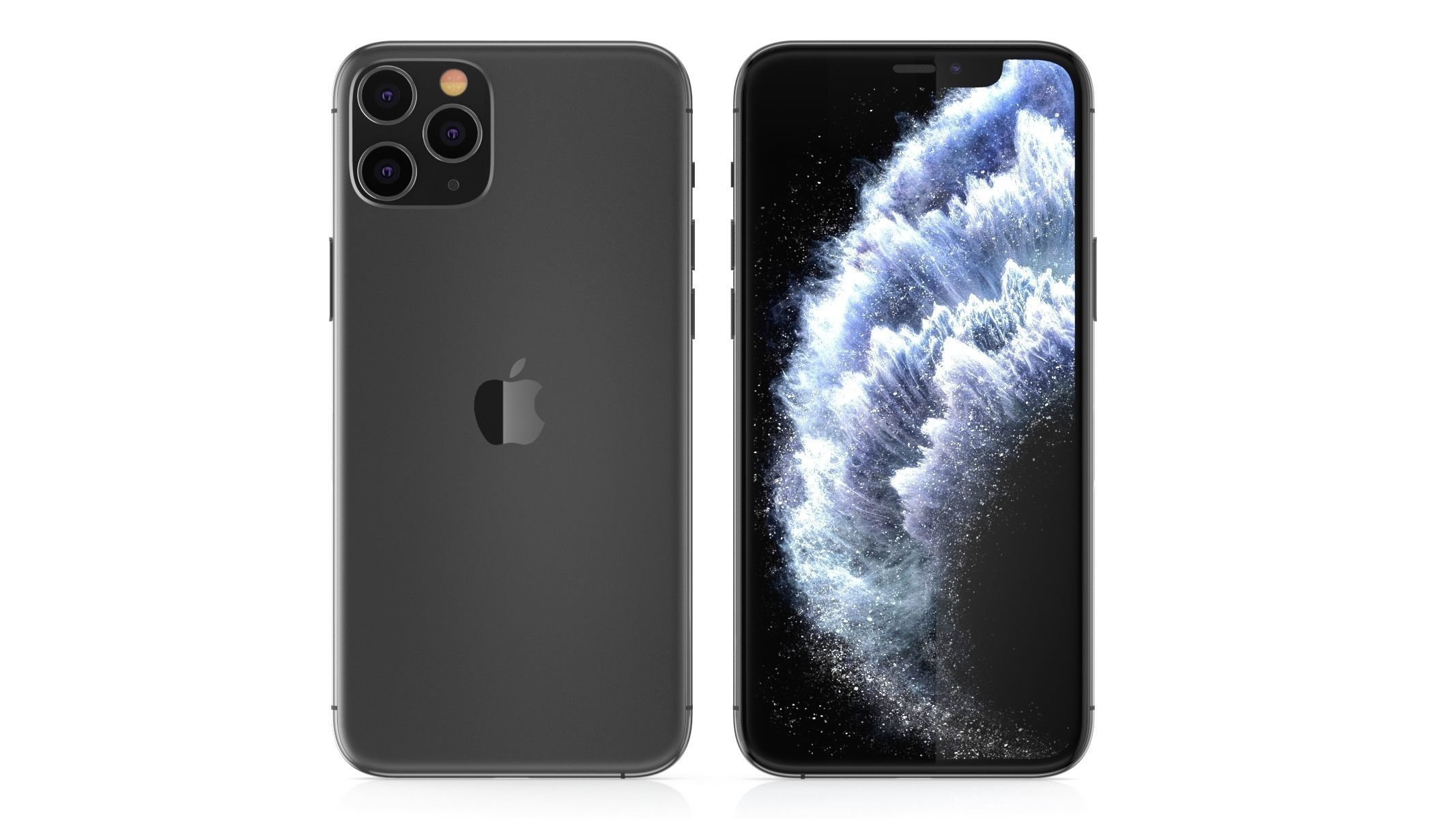 iPhone 11 iPhone 11 Pro iPhone 11 Pro Max Set 3D model_41