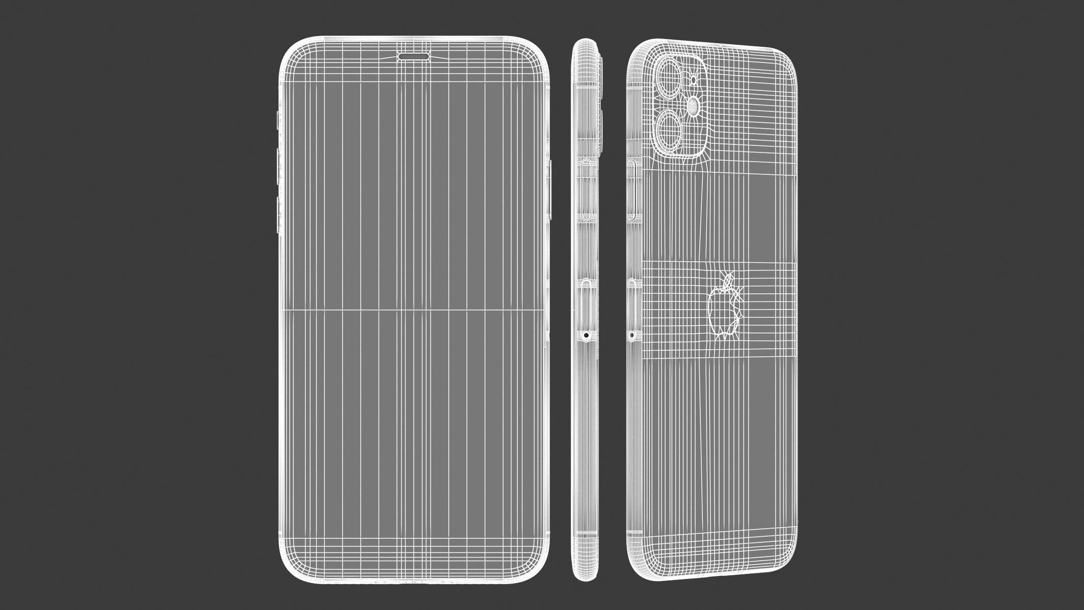 iPhone 11 iPhone 11 Pro iPhone 11 Pro Max Set 3D model_28