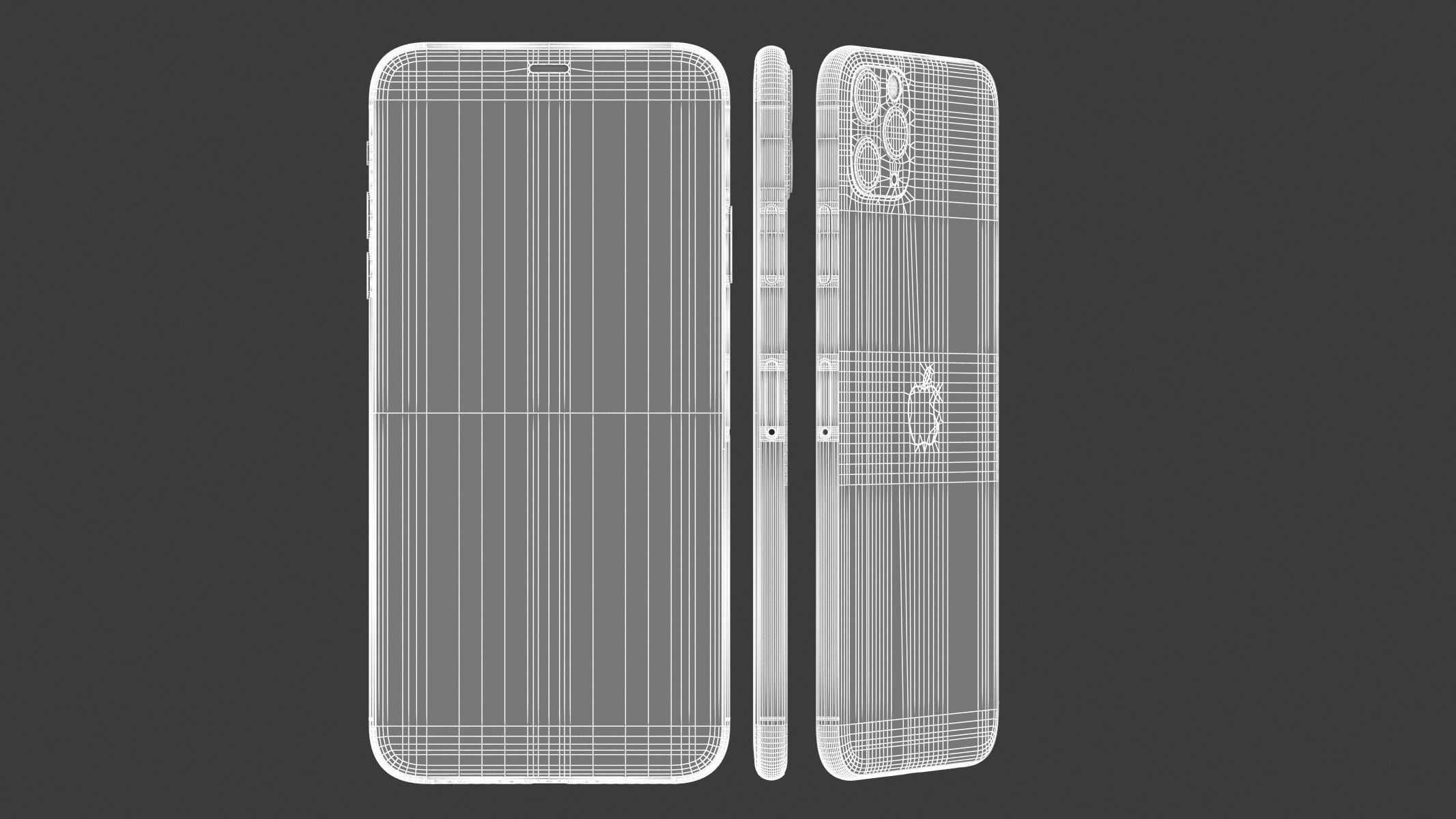 iPhone 11 iPhone 11 Pro iPhone 11 Pro Max Set 3D model_107