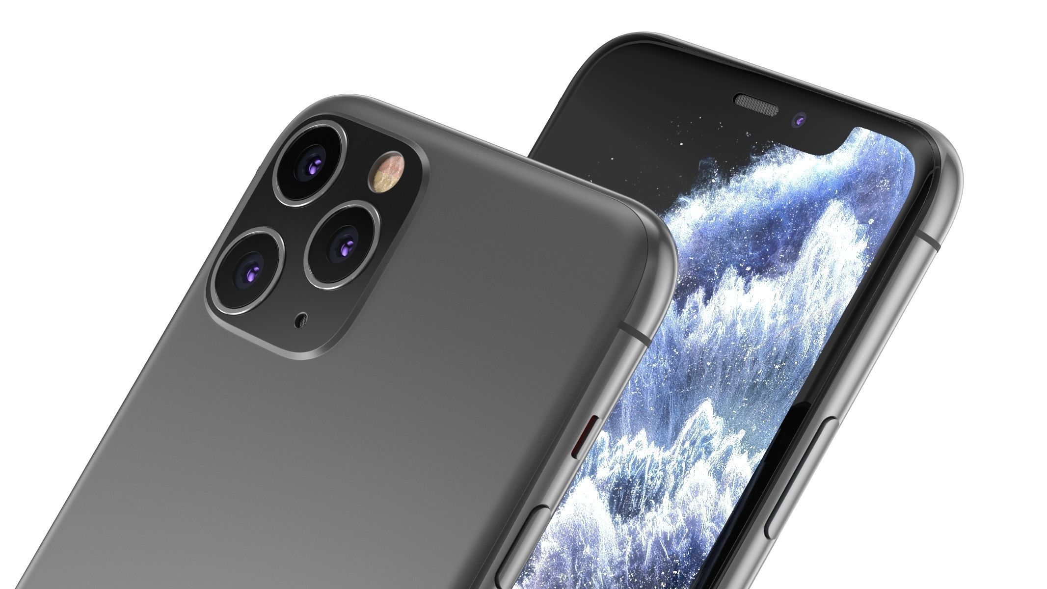 iPhone 11 iPhone 11 Pro iPhone 11 Pro Max Set 3D model_55