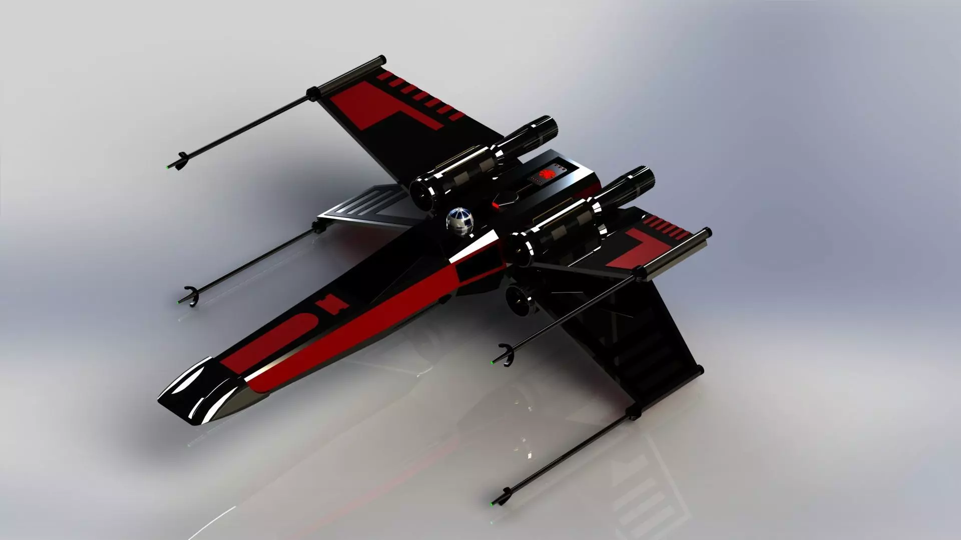 STAR WARS X - WING 3D print model
