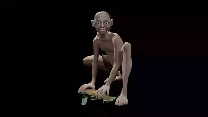 Gollum animated elf