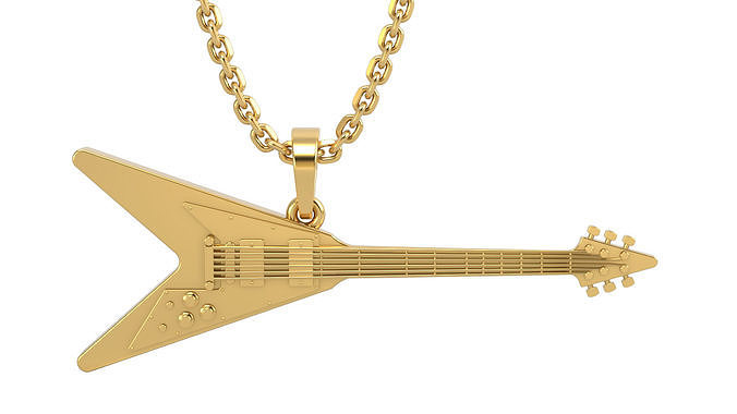 Gibson Flying V 2 versions  3D print model