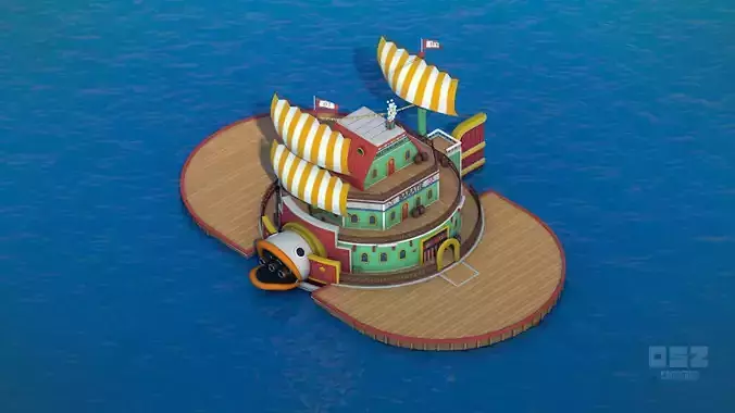 Sanjis Baratie - One Piece 3D model
