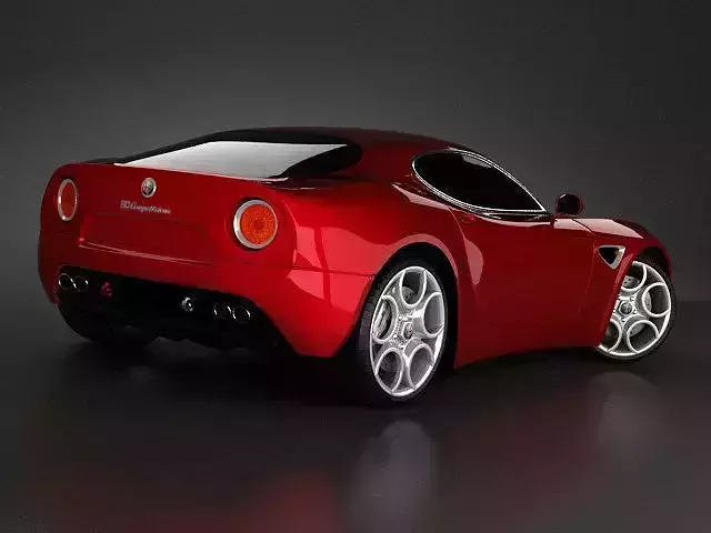 Alfa Romeo 8C std mat 3D model