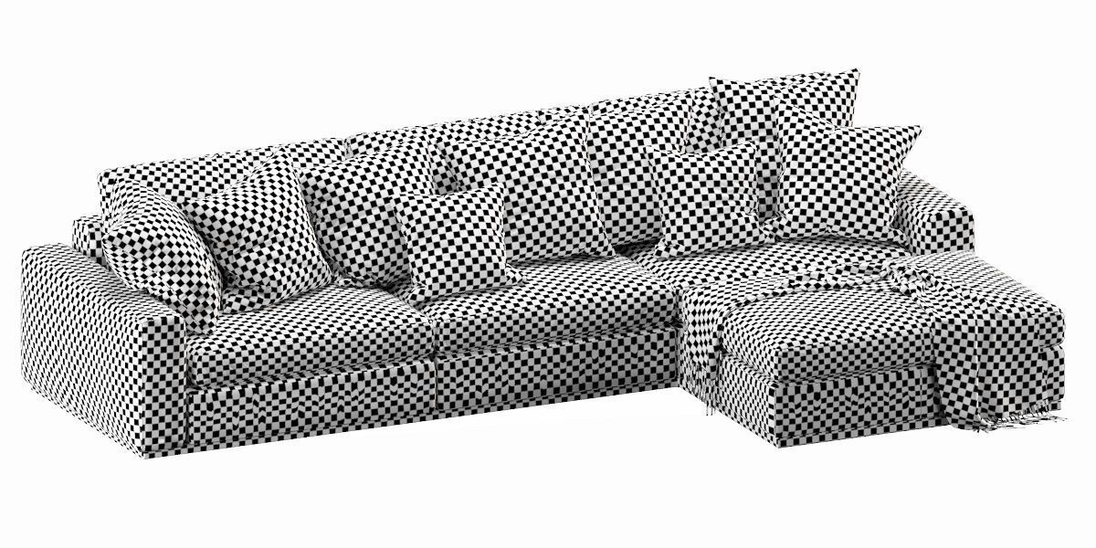 Flexform Beauty Chaise Lounge 3D model_3
