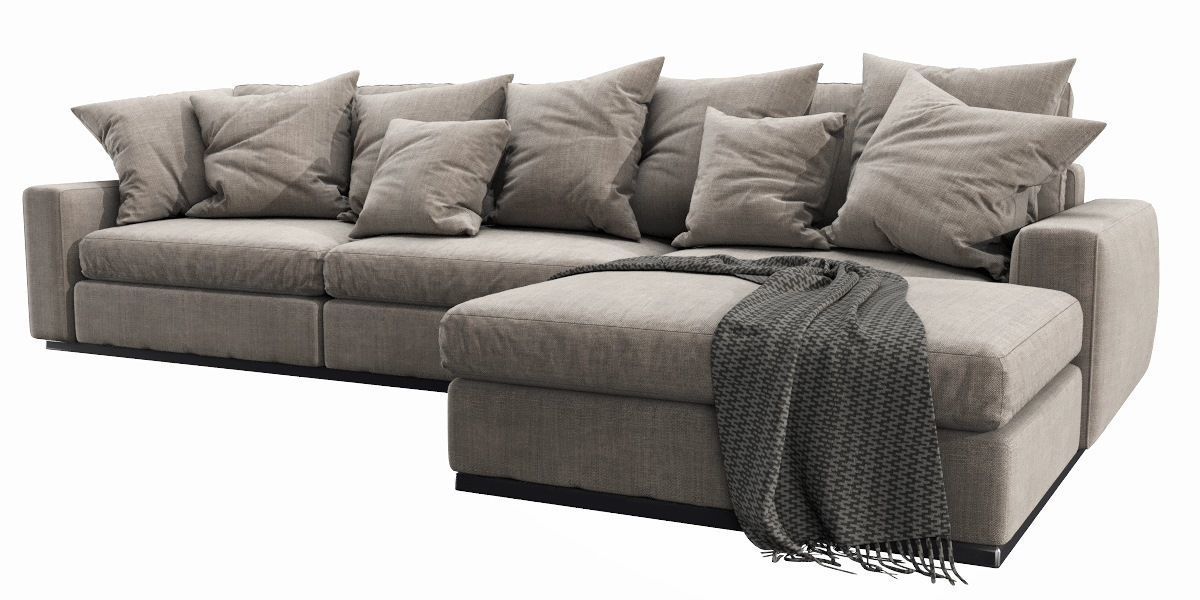 Flexform Beauty Chaise Lounge 3D model_10