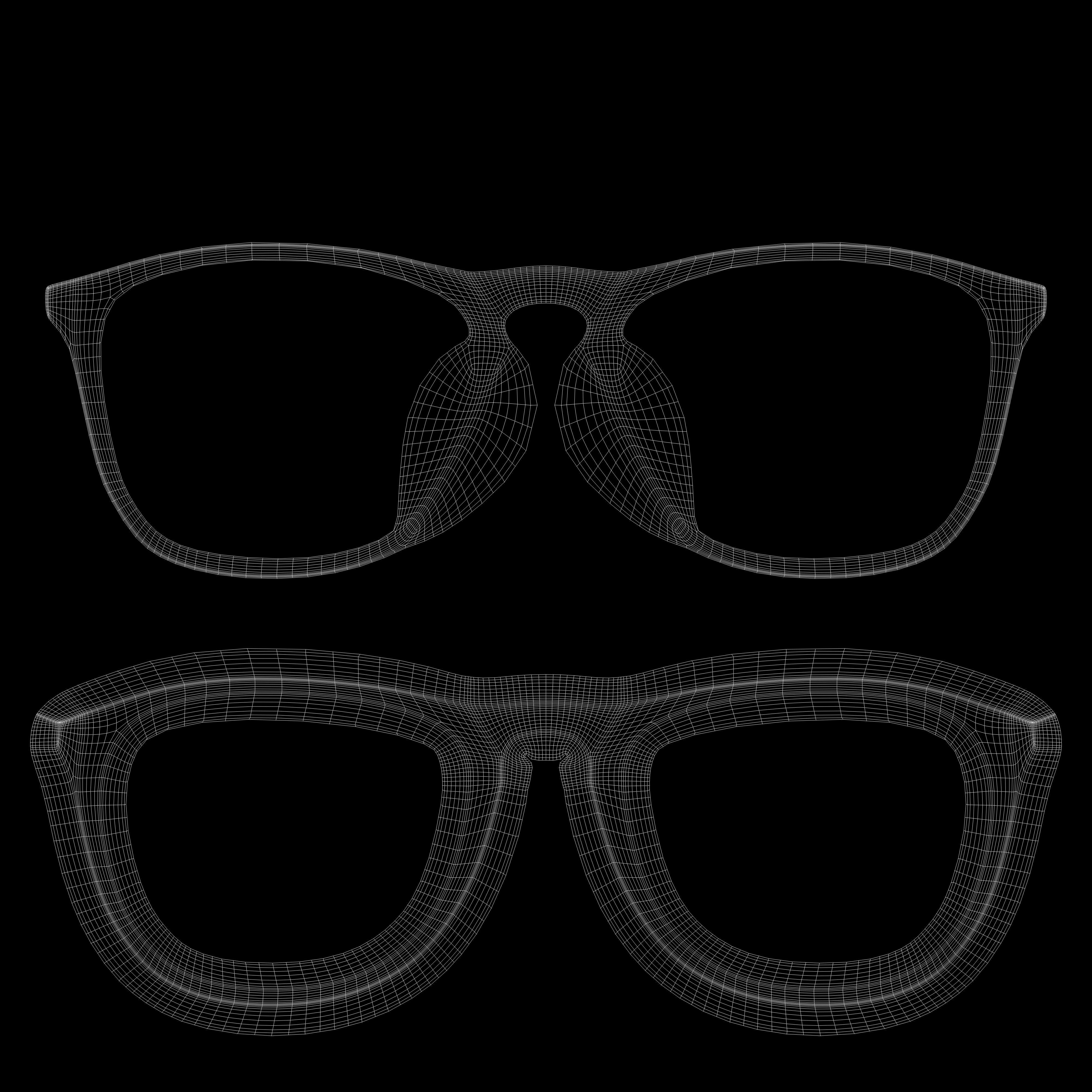 Eyeglasses for Men and Women 3D print model_17