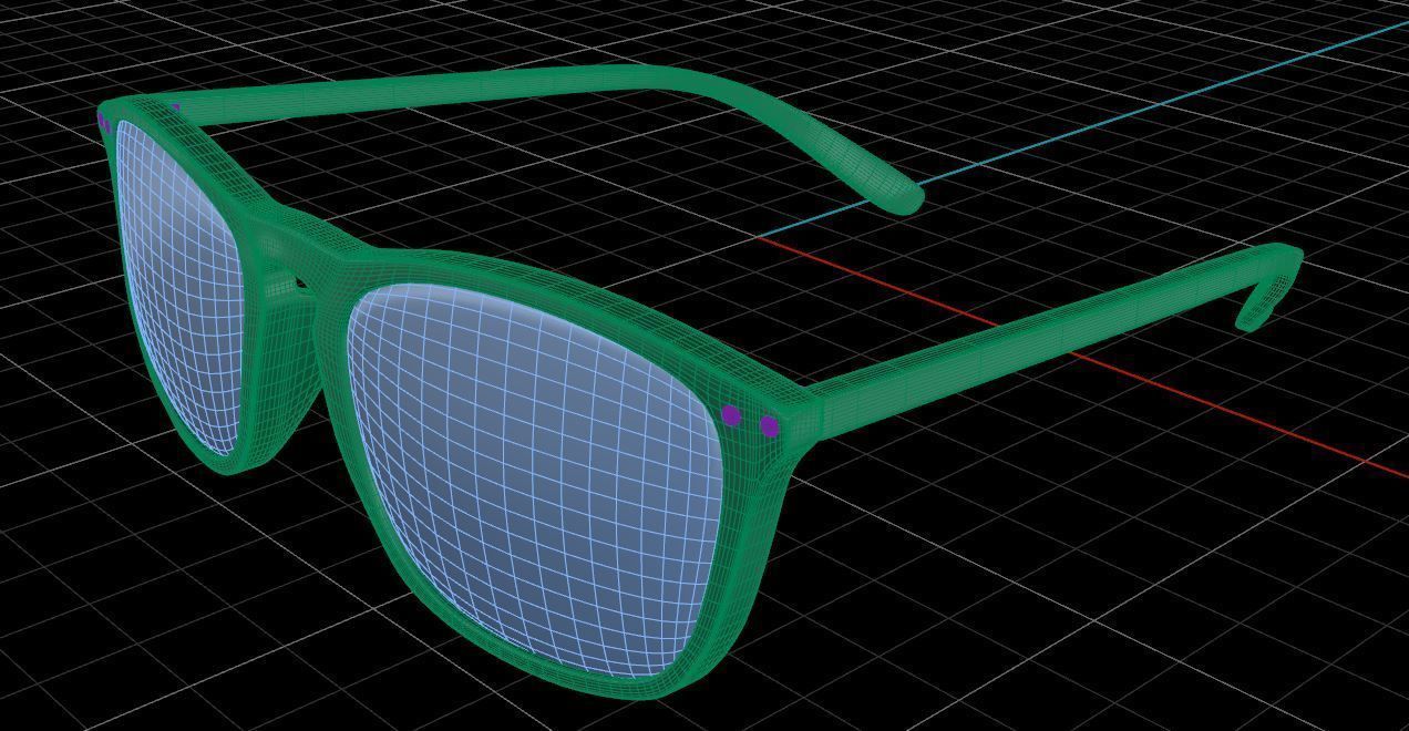 Eyeglasses for Men and Women 3D print model_7