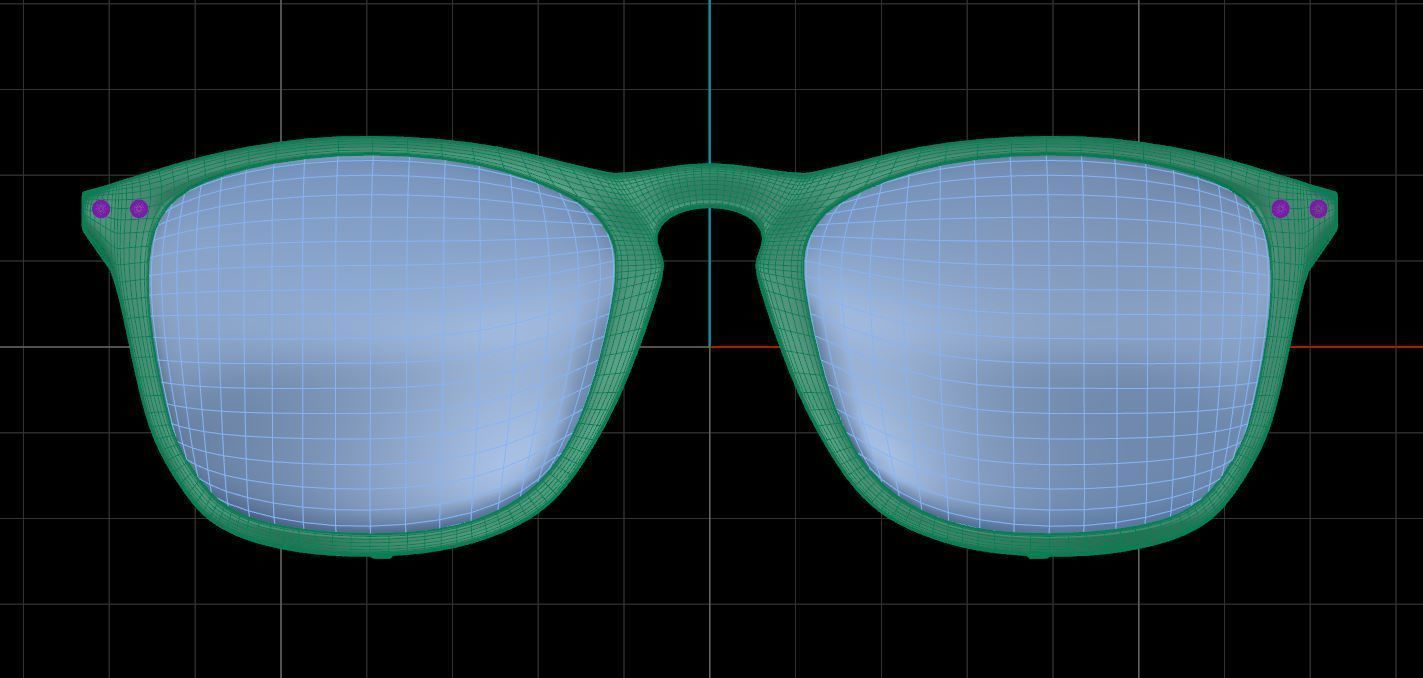 Eyeglasses for Men and Women 3D print model_9