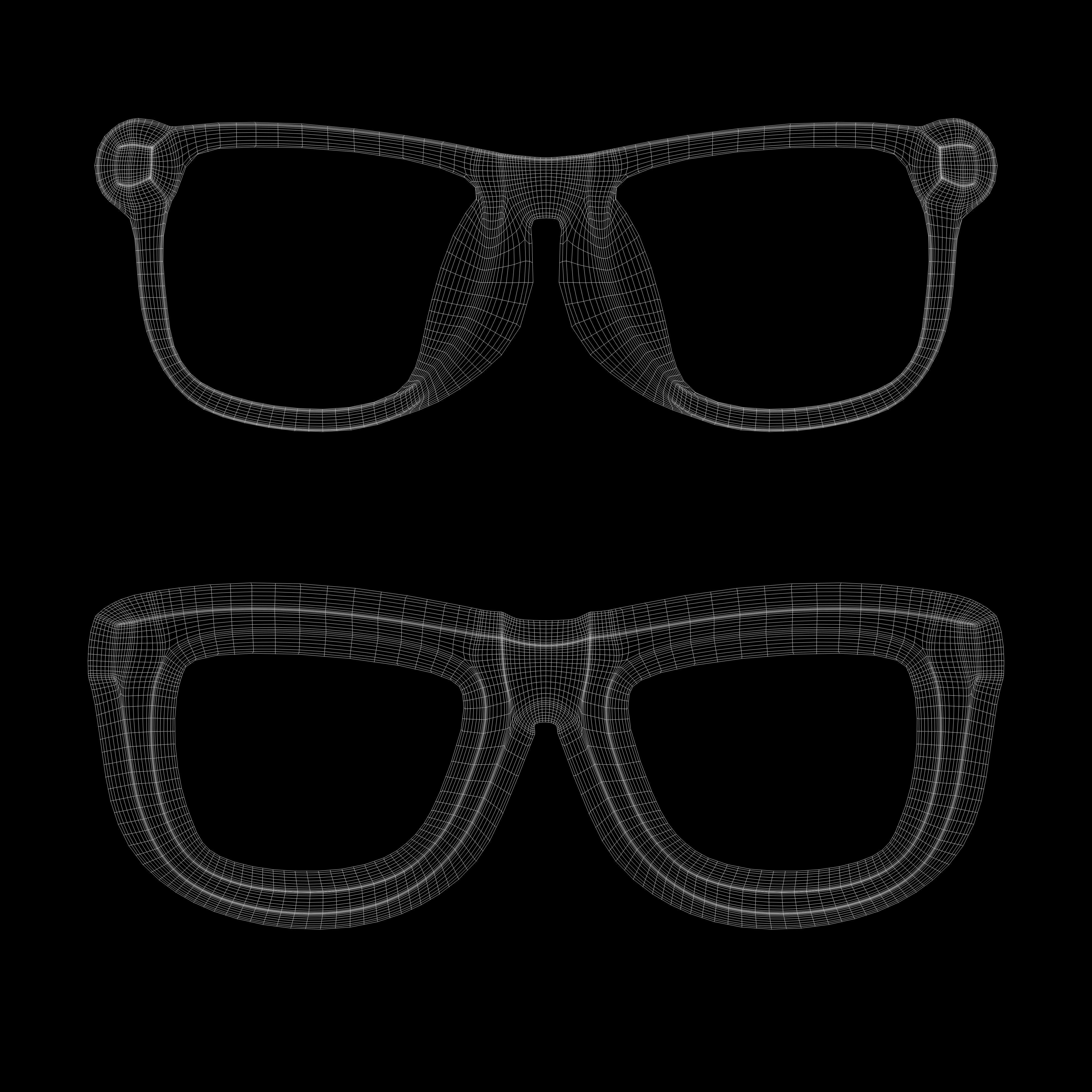 Eyeglasses for Men and Women 3D print model_9