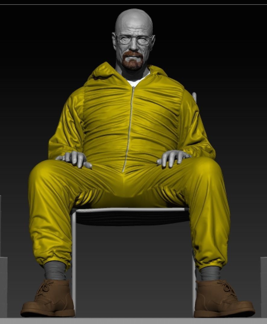 Breaking Bad - Walter White - Heisenberg 3D print model_3