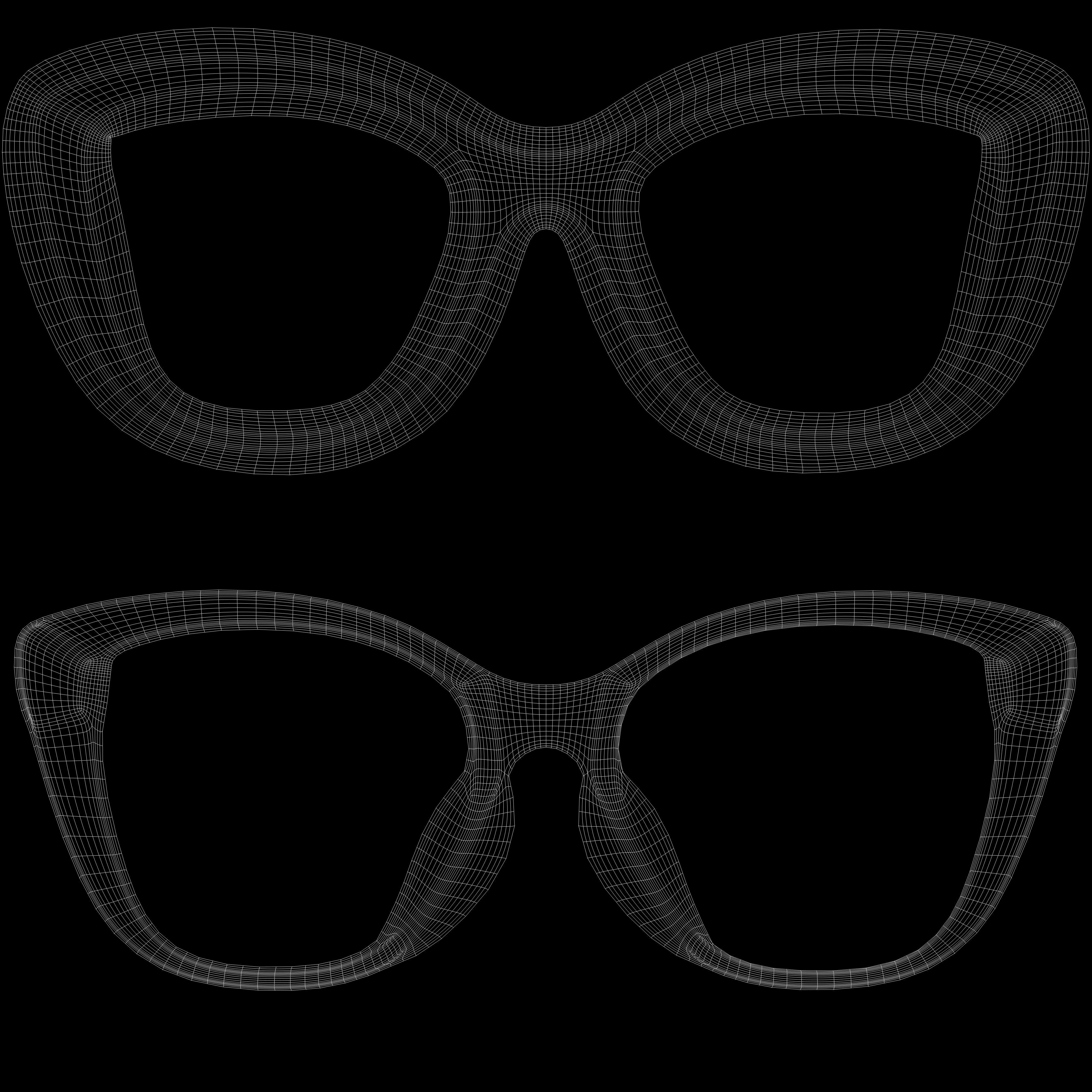 Eyeglasses for Men and Women 3D print model_10