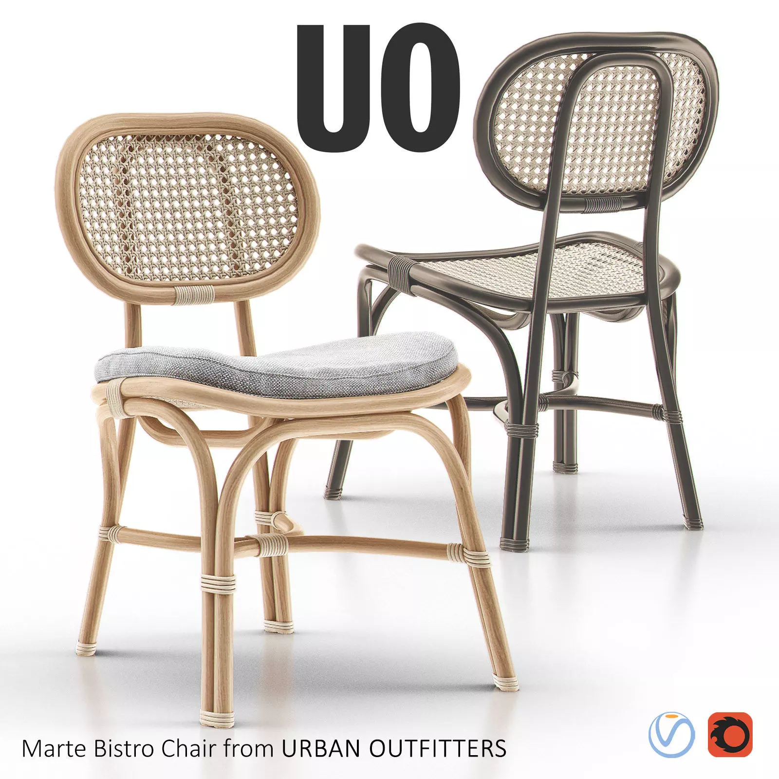 MARTE Bistro Chair 3D model