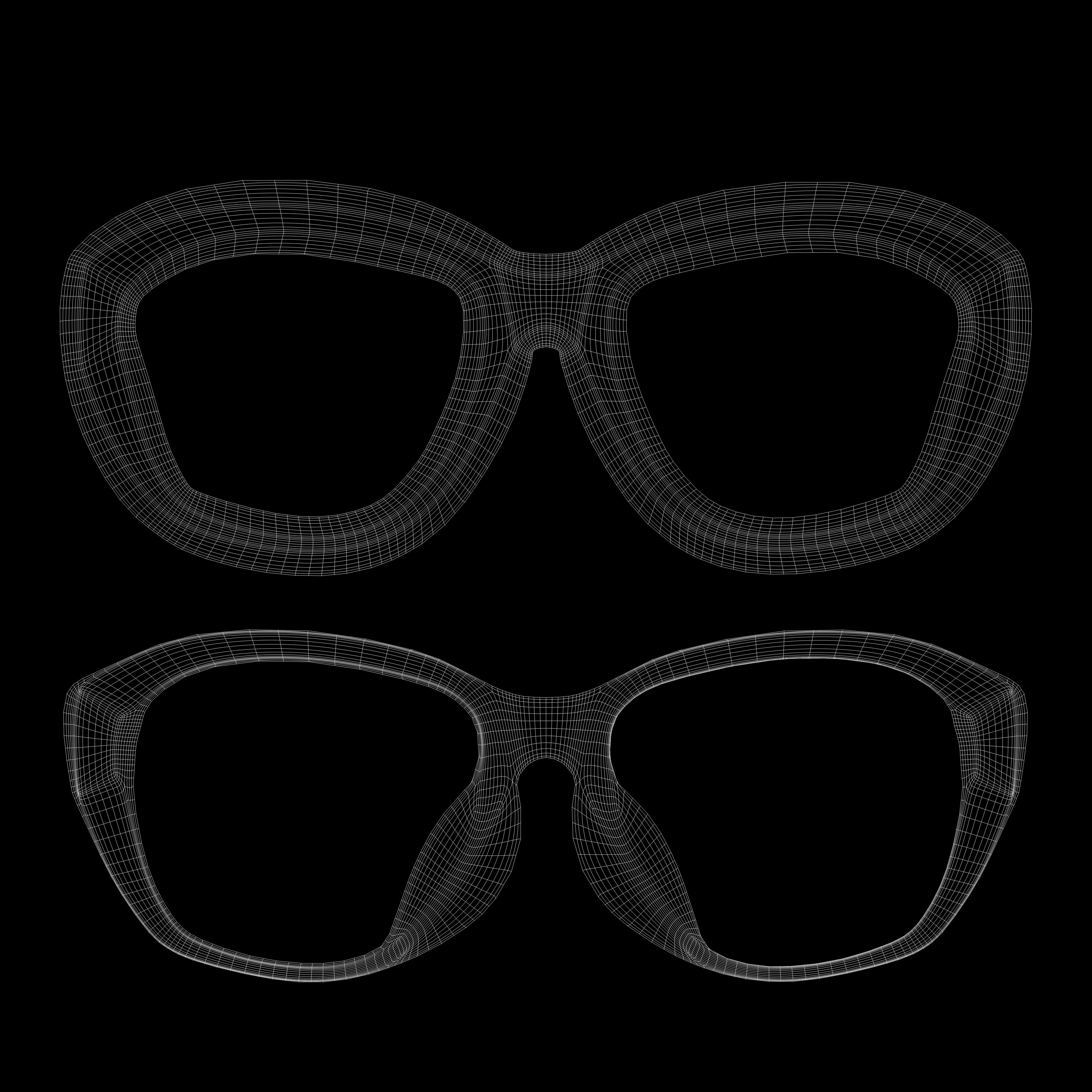 Eyeglasses for Men and Women 3D print model_8