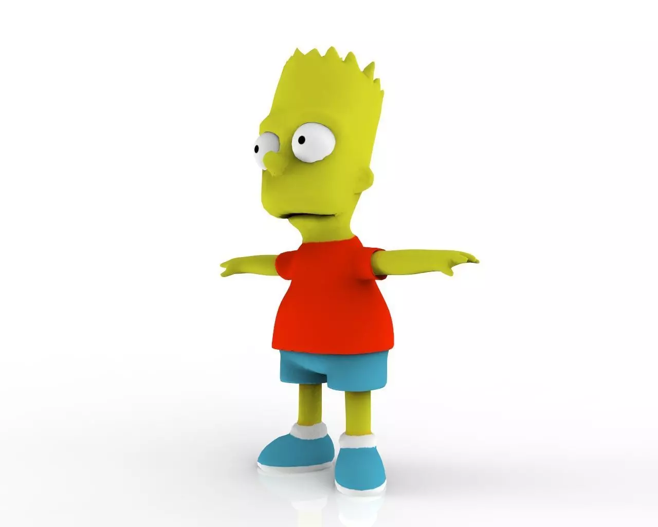 Bart Simpson 3D model