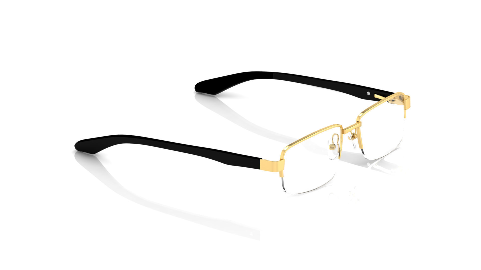Eyeglasses for Men and Women 3D print model_3