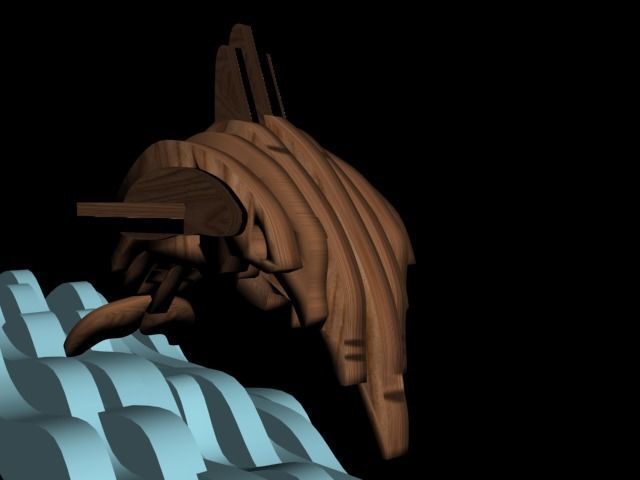 dolphin Free 3D model_1