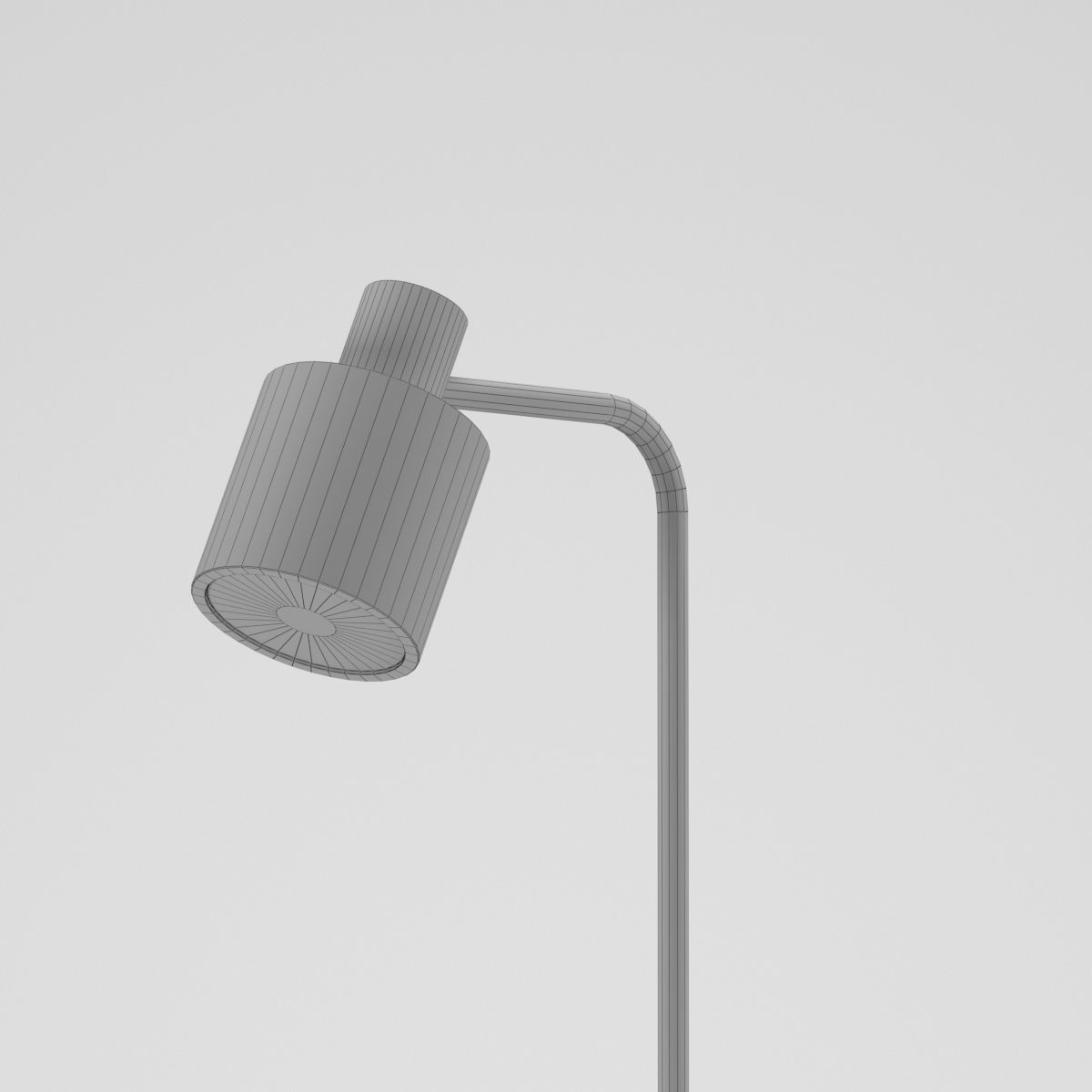 Salena Arched Floor LED Lamp by Foundstone 3D model_4