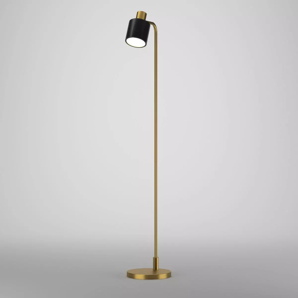 Salena Arched Floor LED Lamp by Foundstone 3D model_0