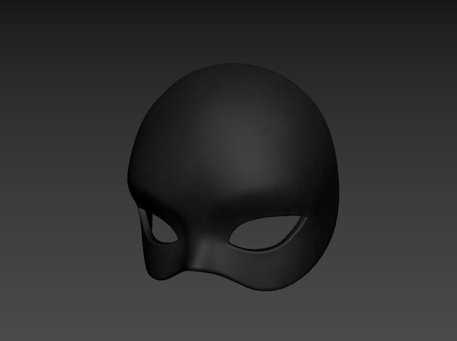 Female Mask 3D model_8