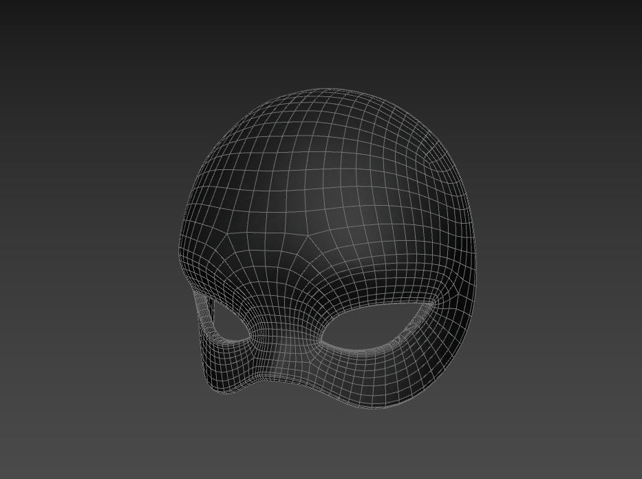 Female Mask 3D model_10