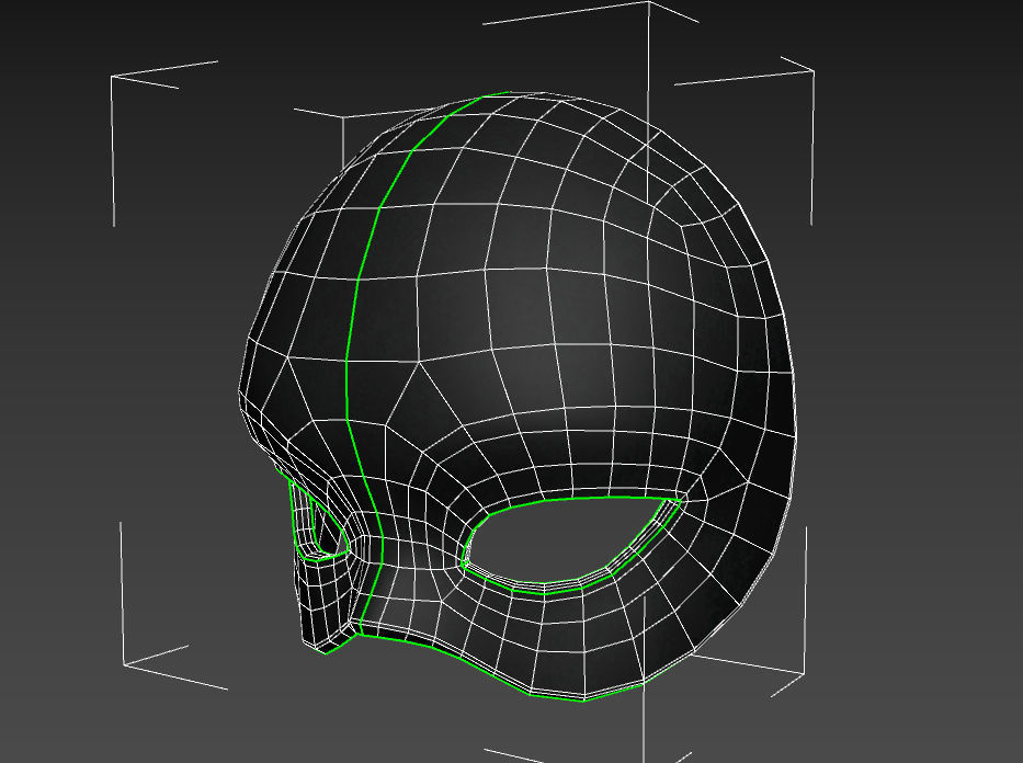 Female Mask 3D model_14