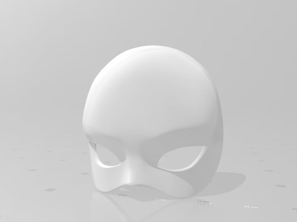 Female Mask 3D model_16